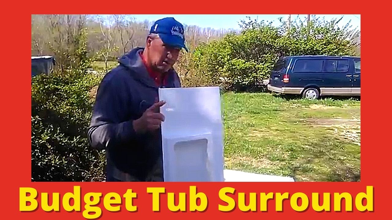 How to Replace Mobile Home Tub Surround on a Budget Straight Arrow Repair