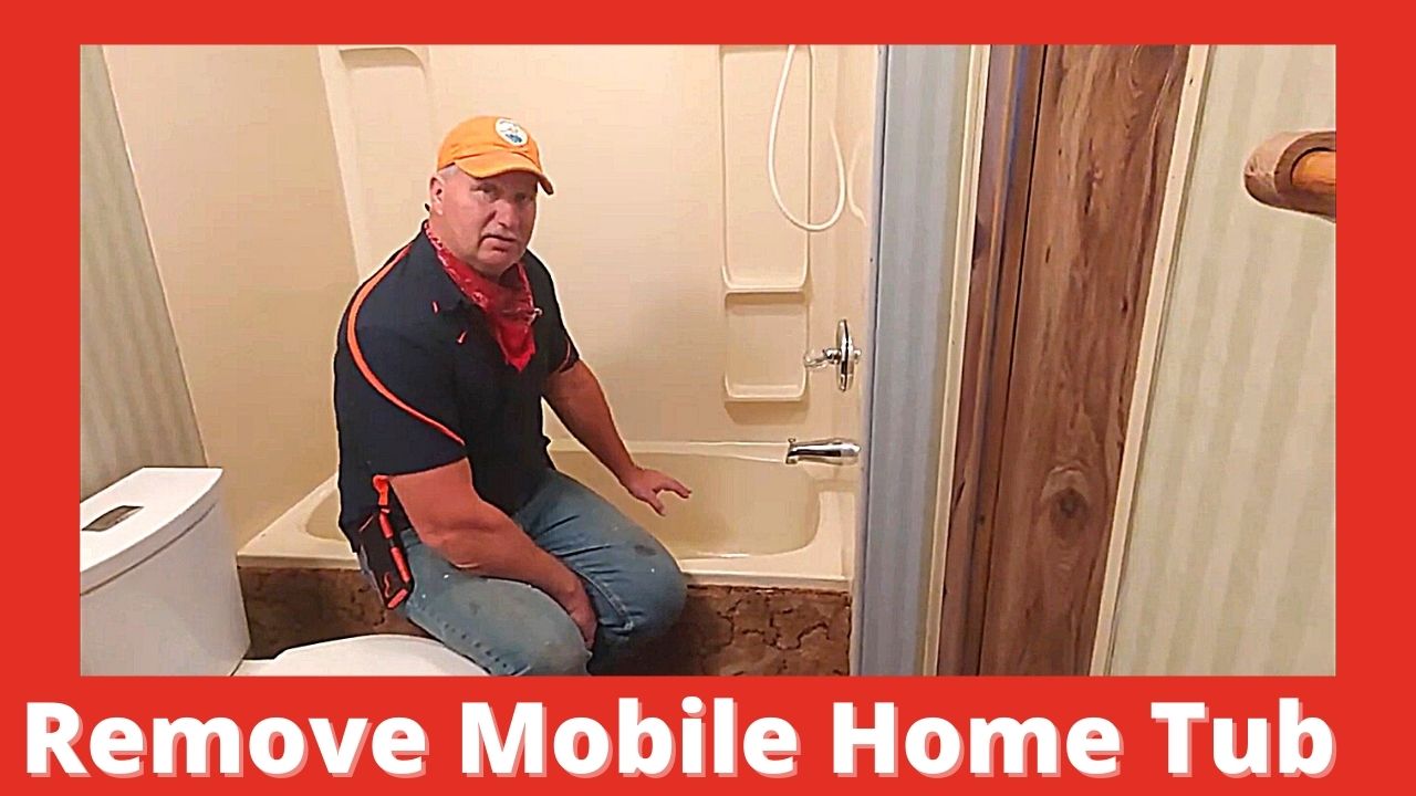 How To Remove Tub & Surround From Mobile Home | Straight Arrow Repair